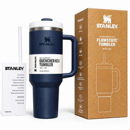 Stanley Quencher H2.0 FlowState Tumbler 40oz 1200ML Midnight Blue