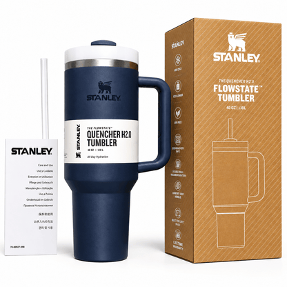Stanley Quencher H2.0 FlowState Tumbler 40oz 1200ML - Midnight Blue - GiftRegards
