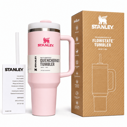 Stanley Quencher H2.0 FlowState Tumbler 40oz 1200ML - Pink - GiftRegards