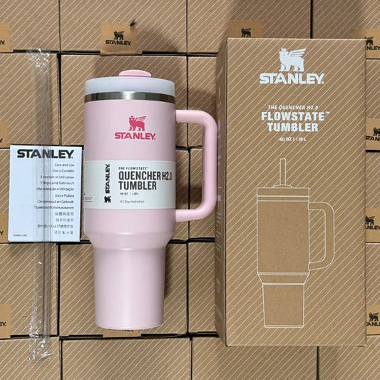 Stanley Quencher H2.0 FlowState Tumbler 40oz 1200ML - Pink Imgae 2