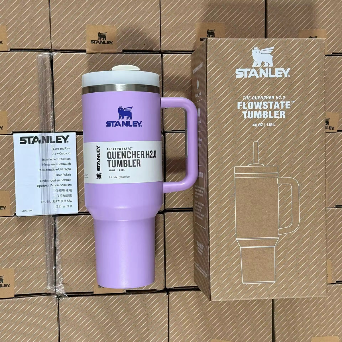 Stanley Quencher H2.0 FlowState Tumbler 40oz 1200ML - Purple - GiftRegards